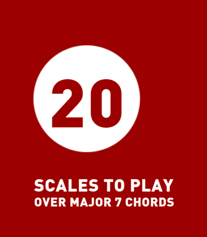 08 Free Pdf Booklet Scales To Play Over A Maj7 Chord