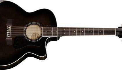 GUILD ITALIA F-2512CE DELUXE MAPLE 12-STRING TRANS BLACK BURST