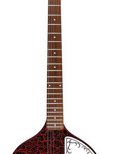 DANELECTRO BABYSITAR RED CRACKLE