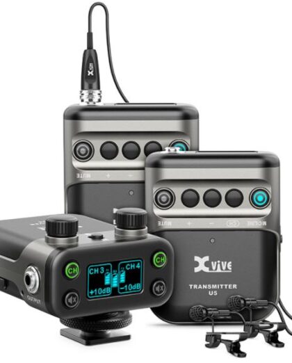 XVIVE U5T2 (2 EMISORES + 1 RECEPTOR) - PARA CÁMARAS