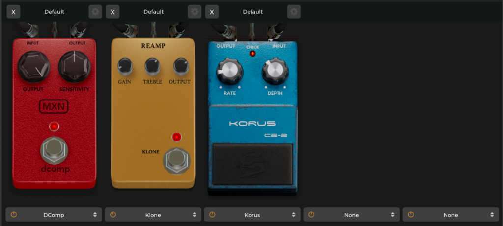 Atmospheric pop pedals