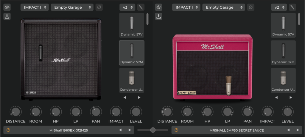 Rock guitar tone cabs