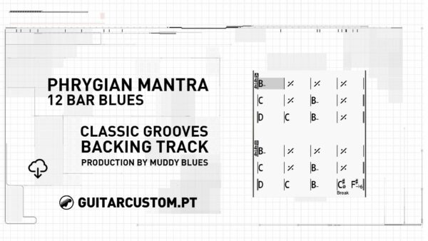 Phrygian Mantra - 12 bar blues | Backing Track